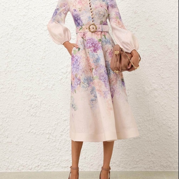 ZIMMERMAN LINEN DRESS - Picture 6 of 8